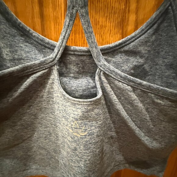 Beyond Yoga Spacedye Slim Racerback Cropped Tank Serene/Hazy Blue - XL - Picture 4 of 5